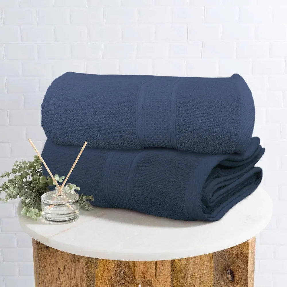 Luxe Home Cotton Bath Towel 450 GSM Quick Dry Large Size Bathroom Towels for Men & Women, Home, Kitchen, Gym, Spa